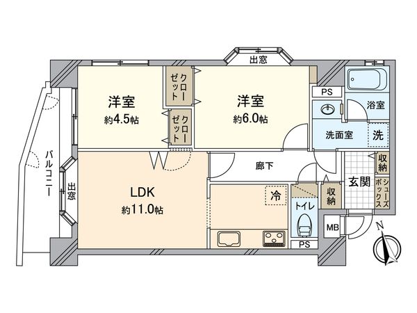 間取図(平面図)