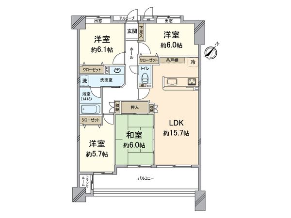間取図(平面図)