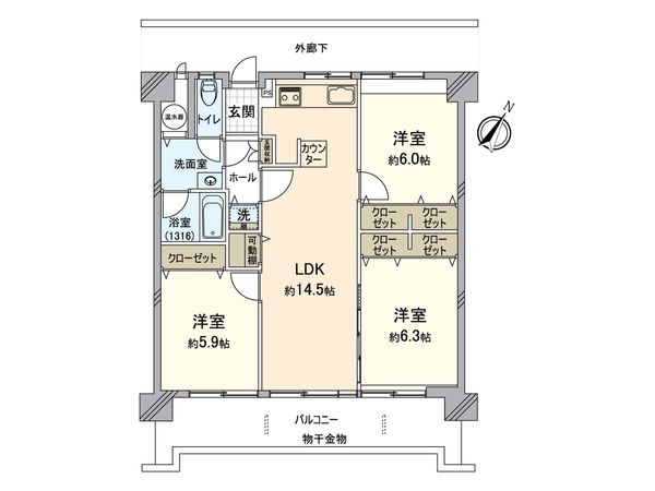 間取図(平面図)
