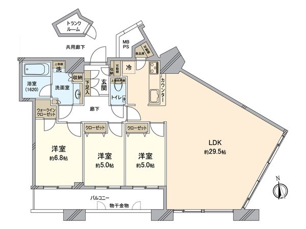 アイタワー 間取図(平面図) アイタワー 間取図(平面図)