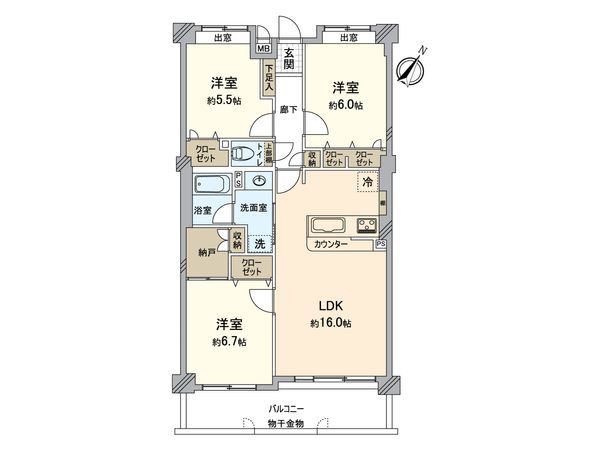 間取図(平面図)