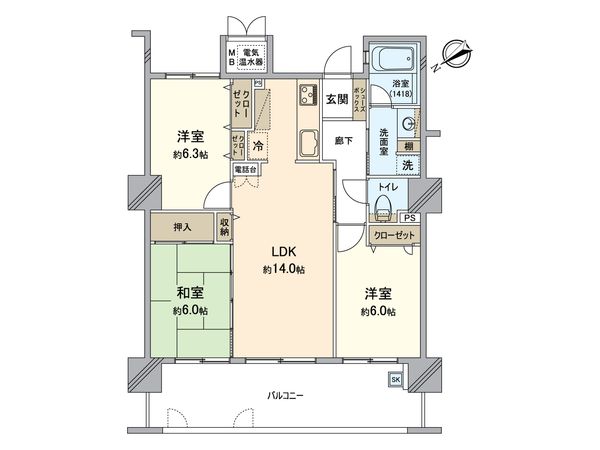 間取図(平面図)