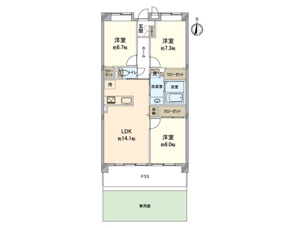 間取図(平面図)