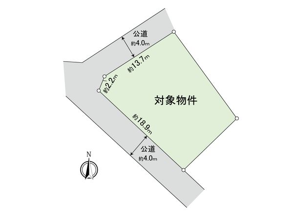 春日市若葉台西四丁目土地 区画図