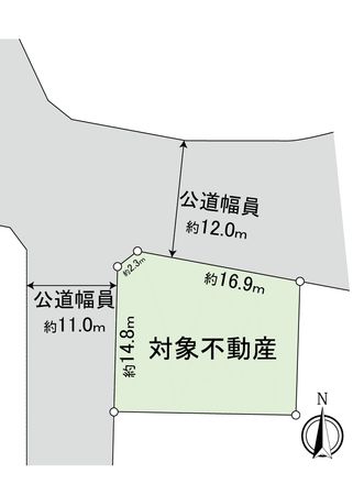 春日市春日六丁目土地 区画図