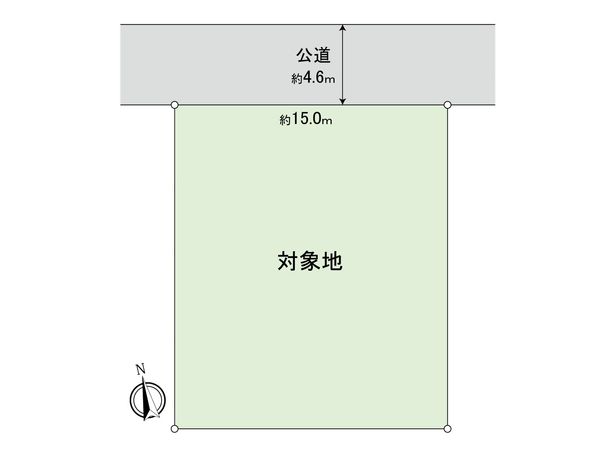 太宰府市梅香苑二丁目土地 区画図 太宰府市梅香苑二丁目土地 区画図