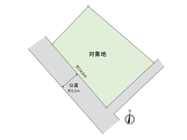 筑紫野市紫二丁目 土地 区画図 筑紫野市紫二丁目 土地 区画図