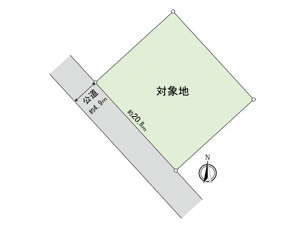春日市春日原東町三丁目土地 区画図