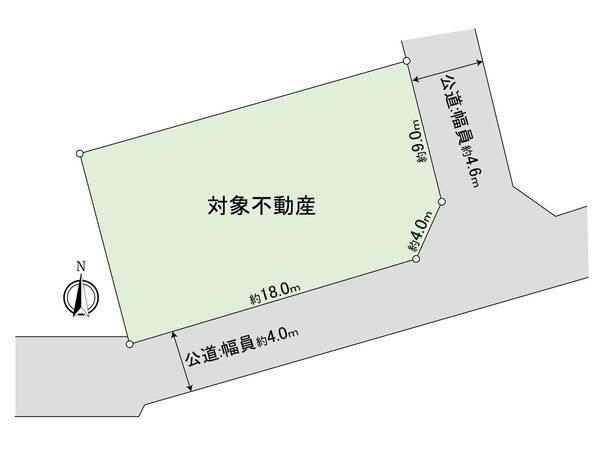 春日市大土居三丁目土地 区画図
