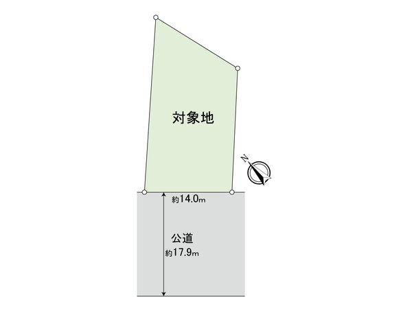大野城市栄町3丁目土地 区画図