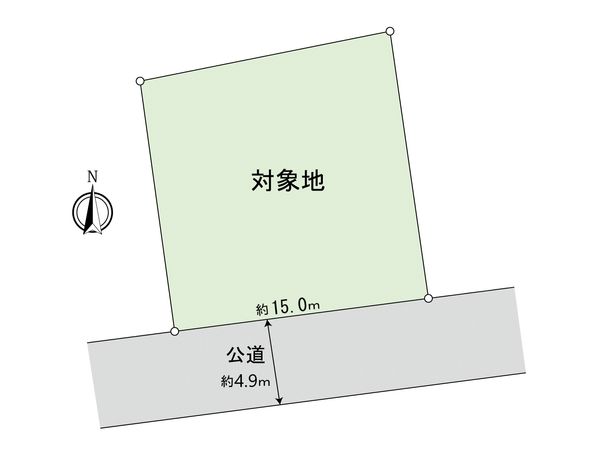 春日市泉一丁目土地 区画図