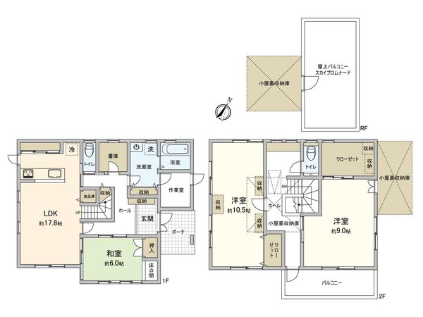 大野城市南大利一丁目戸建 間取図(平面図) 大野城市南大利一丁目戸建 間取図(平面図)