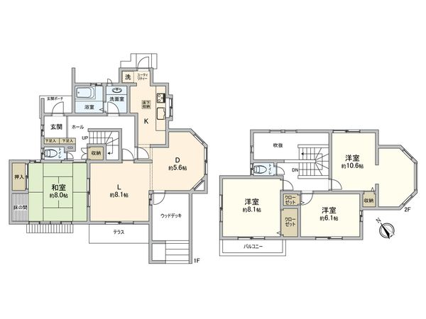 筑紫野市光が丘4丁目戸建 間取図(平面図)