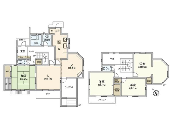 筑紫野市光が丘4丁目戸建 間取図(平面図)