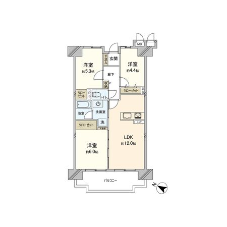 間取図(平面図)