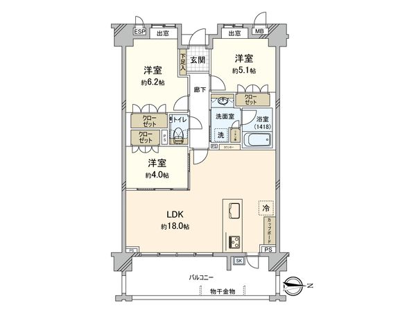 間取図(平面図)