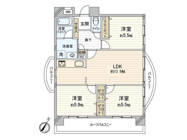 間取図(平面図)