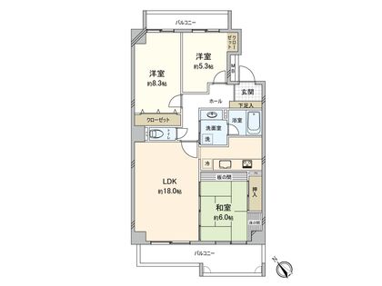 間取図(平面図)