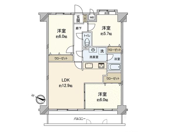 間取図(平面図)