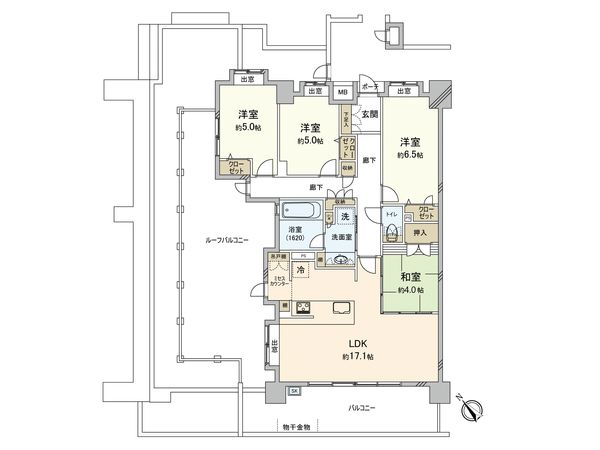エイリックスタイル大野城クオリア 間取図(平面図) エイリックスタイル大野城クオリア 間取図(平面図)