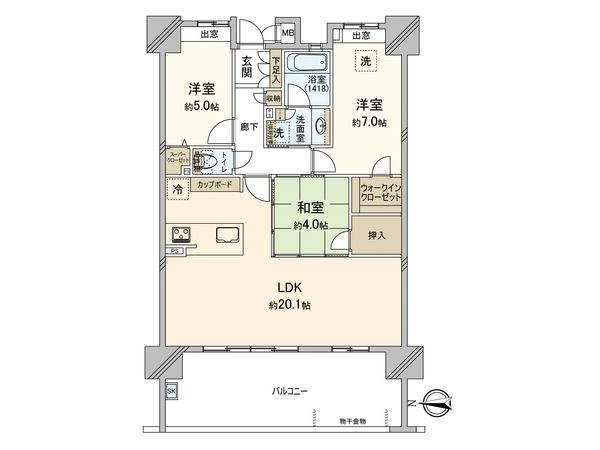 エイリックタウン二日市湯町の杜 間取図(平面図) エイリックタウン二日市湯町の杜 間取図(平面図)