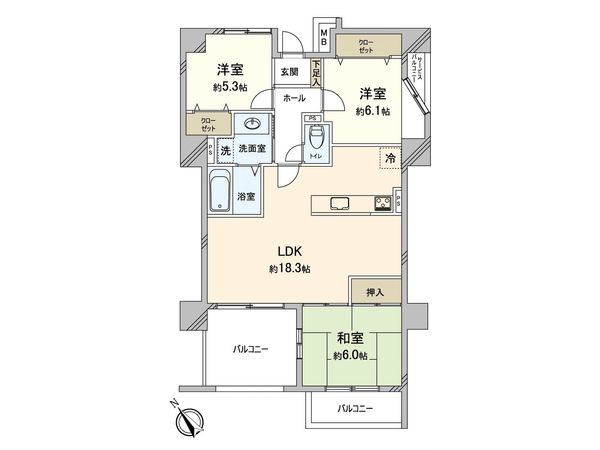 シティパル春日セントレ 間取図(平面図)