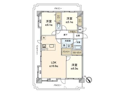 間取図(平面図)