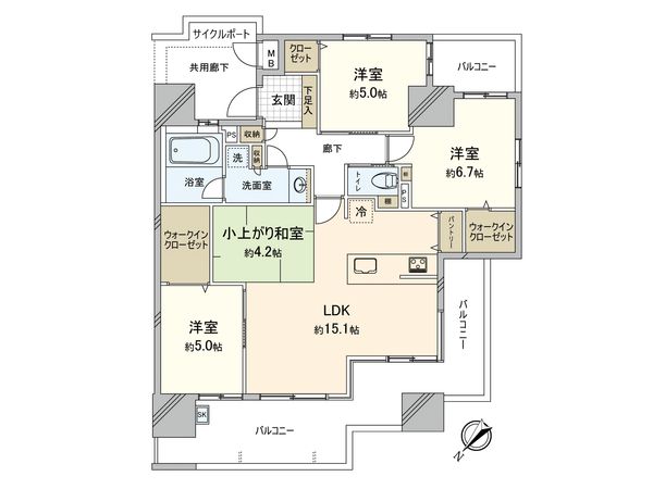 間取図(平面図)