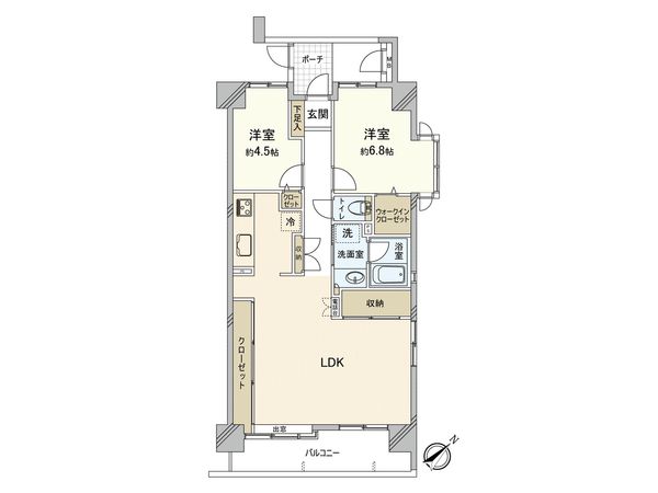 春日公園パーク・マンション 間取図(平面図) 春日公園パーク・マンション 間取図(平面図)