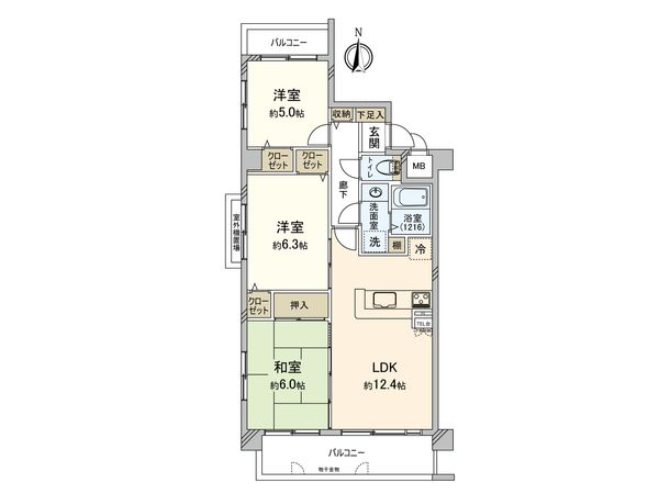 ソピア春日若葉台 間取図(平面図) ソピア春日若葉台 間取図(平面図)