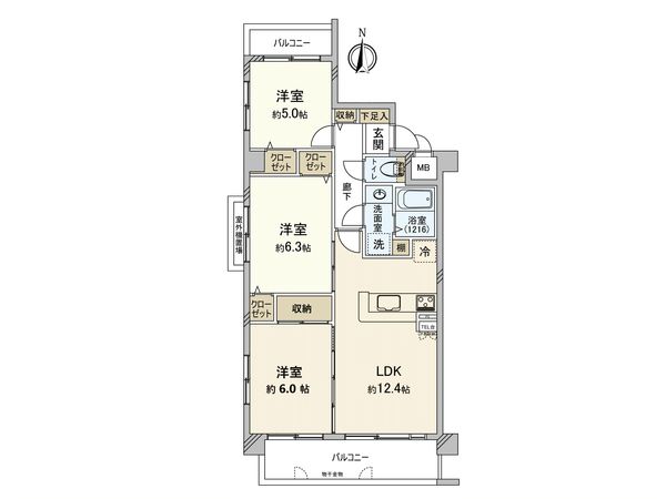 ソピア春日若葉台 間取図(平面図) ソピア春日若葉台 間取図(平面図)