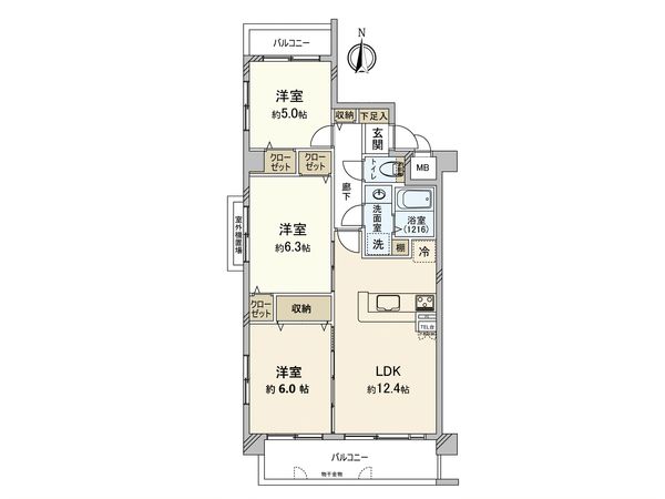 ソピア春日若葉台 間取図(平面図) ソピア春日若葉台 間取図(平面図)
