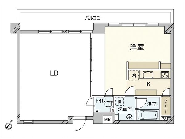 パーク・ハイム薬院 間取図(平面図) パーク・ハイム薬院 間取図(平面図)
