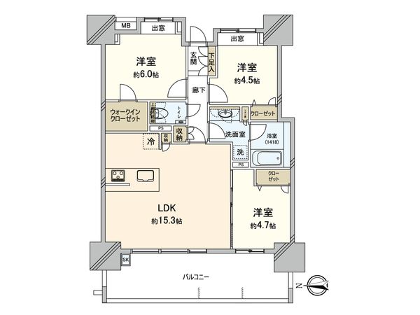 間取図(平面図)