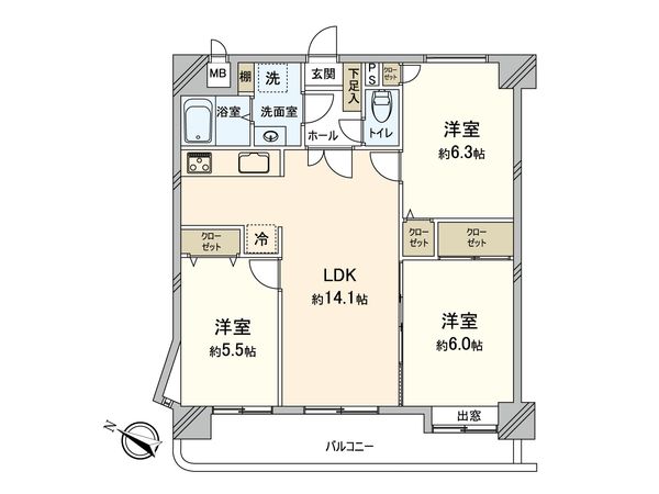 間取図(平面図)