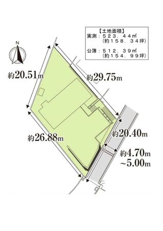 平尾5丁目 土地 区画図 平尾5丁目 土地 区画図