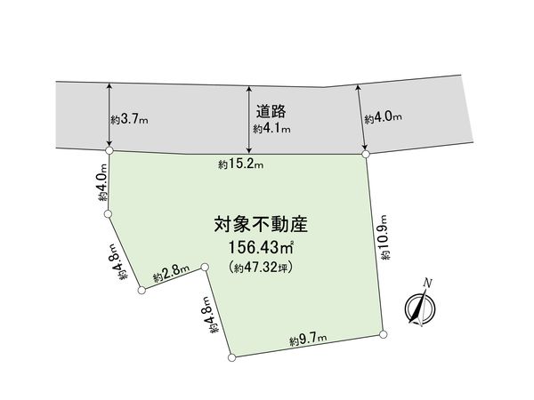 篠栗町庄4丁目 土地 区画図