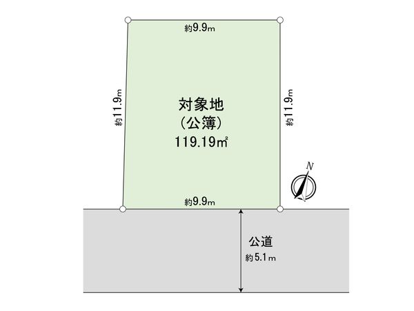 中央区地行三丁目 土地 区画図 区画図