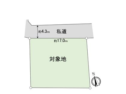 中央区平尾浄水町 土地 区画図