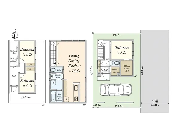 建物プラン例（間取図）
