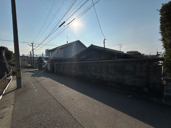 筑紫野市針摺北 土地 前面道路含む外観