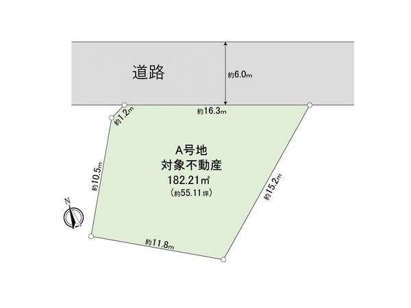 南区長丘三丁目 A号地 区画図 南区長丘三丁目 A号地 区画図