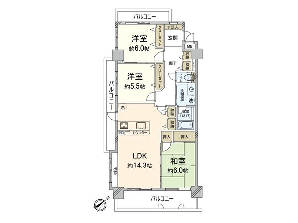 間取図(平面図)