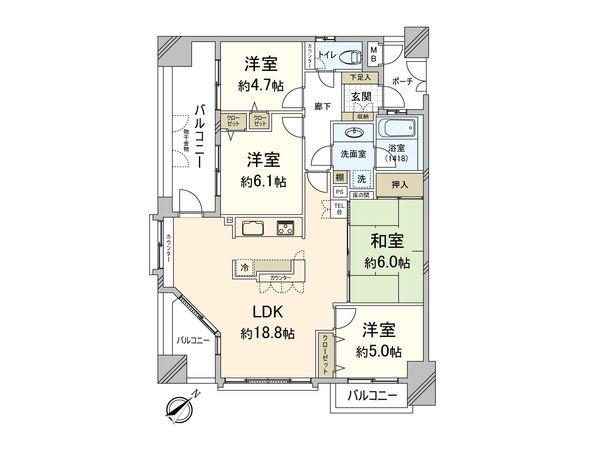 間取図(平面図)