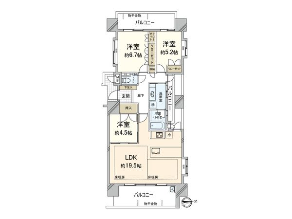 間取図(平面図)