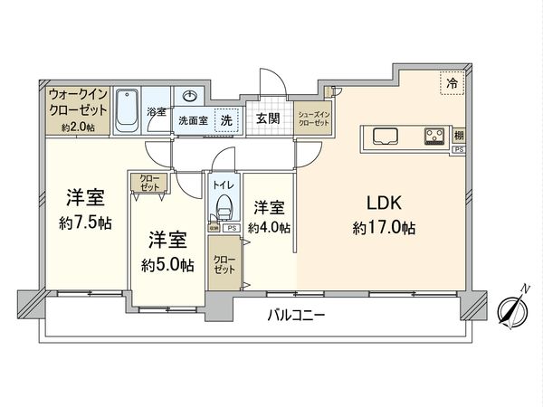 薬院中央パーク・ホームズウエストコート 間取図(平面図) 薬院中央パーク・ホームズウエストコート 間取図(平面図)