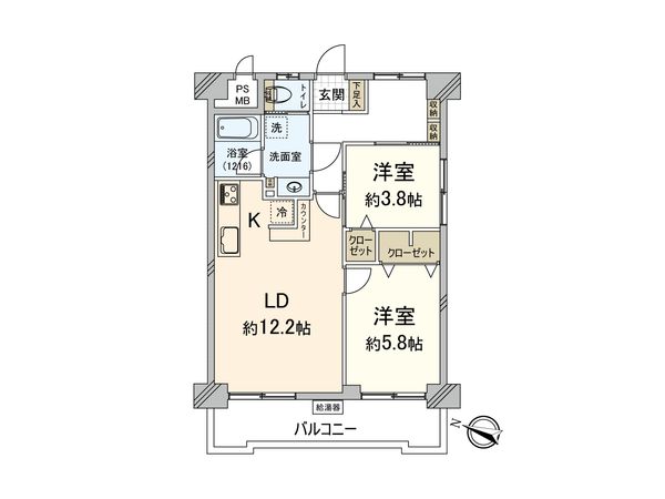 トーカンマンション今泉10 間取図(平面図) トーカンマンション今泉10 間取図(平面図)