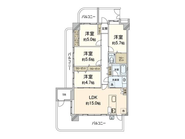 エンゼルハイム鳥飼中央 間取図(平面図) 間取図(平面図)