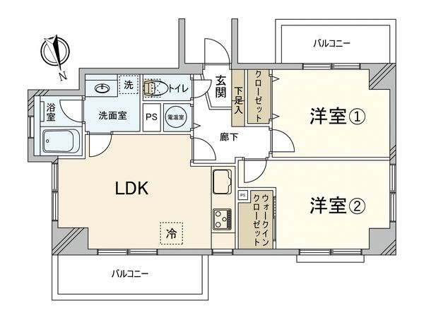 ライオンズマンション西公園 間取図(平面図) 間取図(平面図)