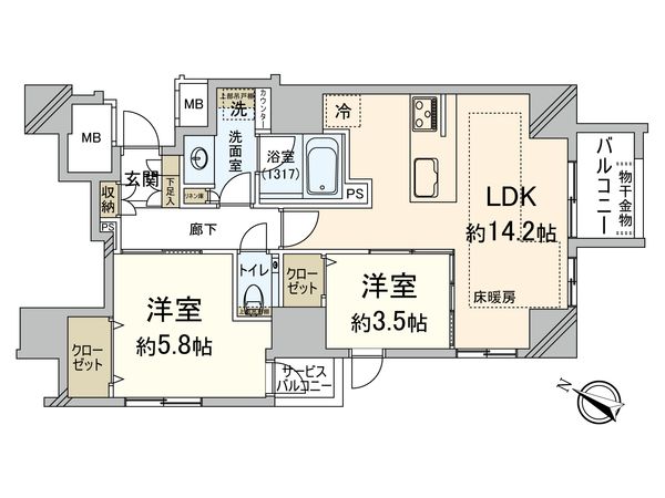 間取図(平面図)